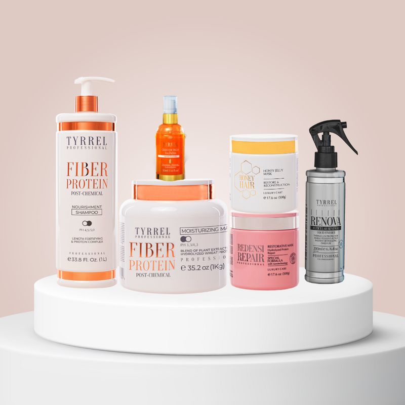 1. Big Set for Damaged and Porous Hair/ Before Chemical Treatments