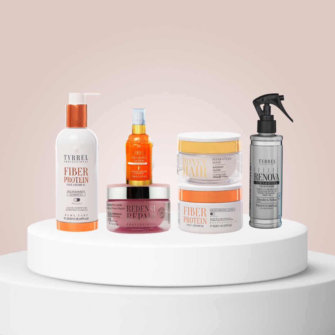 1. Small Set for Damaged and Porous Hair/ Before Chemical Treatments