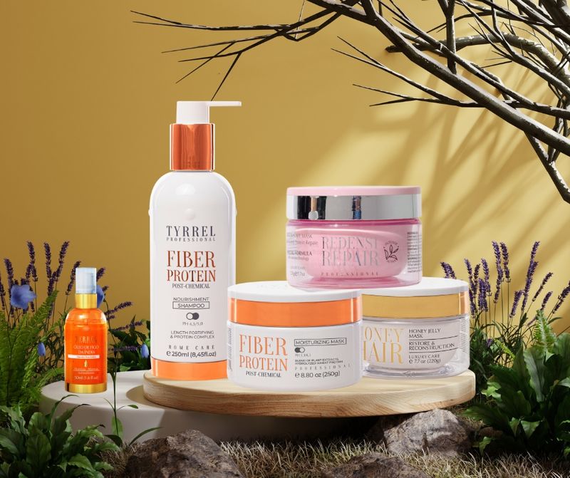 1. Small Set for Damaged and Porous Hair/ Before Chemical Treatments