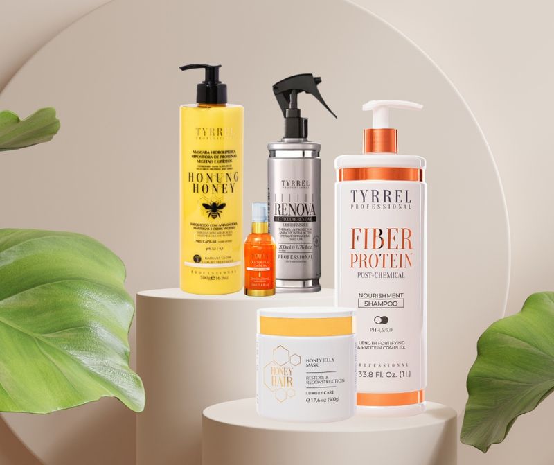 6. Set for Porous/Low Volume and Stretching Hair (5th degree of hair damage)