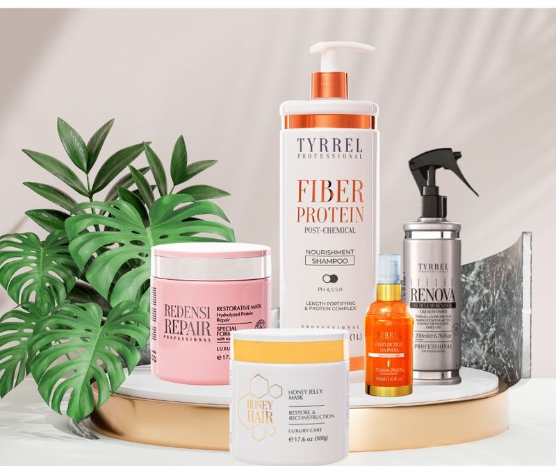 2. Big Set For Dry, Straightened, Bleached or Colored Hair (Hair Discipline)