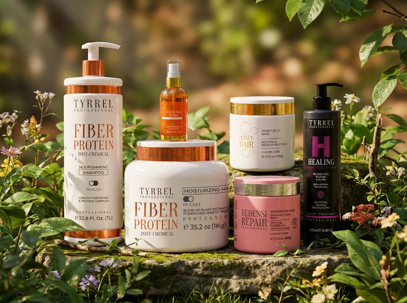 1. Big Set for Damaged and Porous Hair/ Before Chemical Treatments