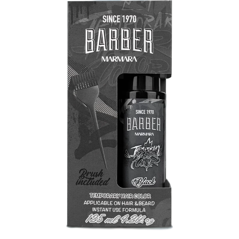 Marmara Barber Temporary Beard/Hair Color - Black (125ml)
