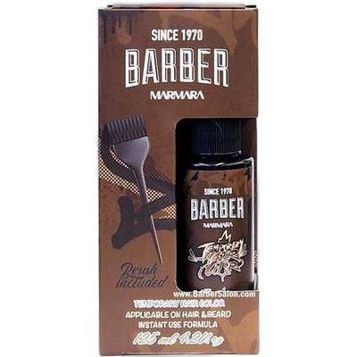 Marmara Barber Temporary Beard/Hair Color -Dark Brown (125ml)