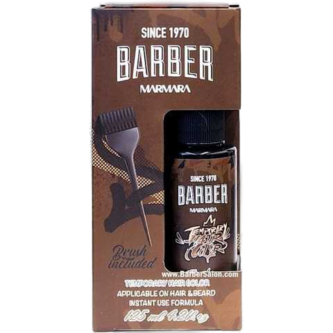 Marmara Barber Temporary Beard/Hair Color -Dark Brown (125ml)