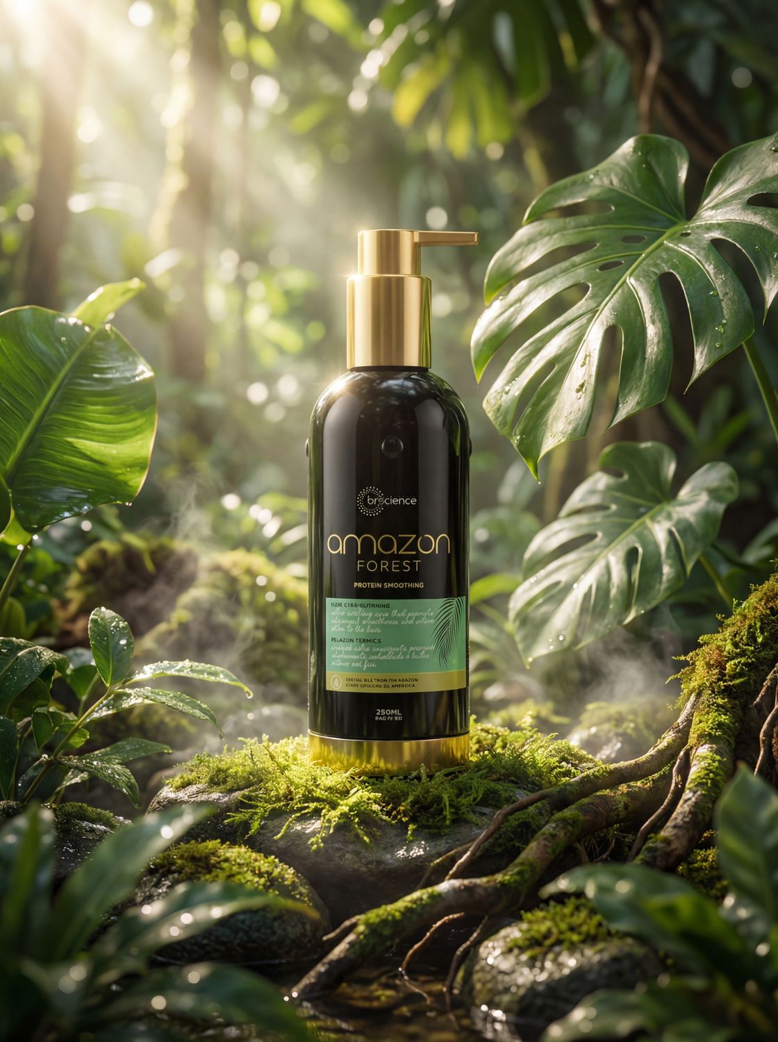 BR Science Amazon Forest Brazilian Smoothing Keratin Treatment 250 ml – Formaldehyde‑Free Hair Straightening &amp; Smoothing Treatment