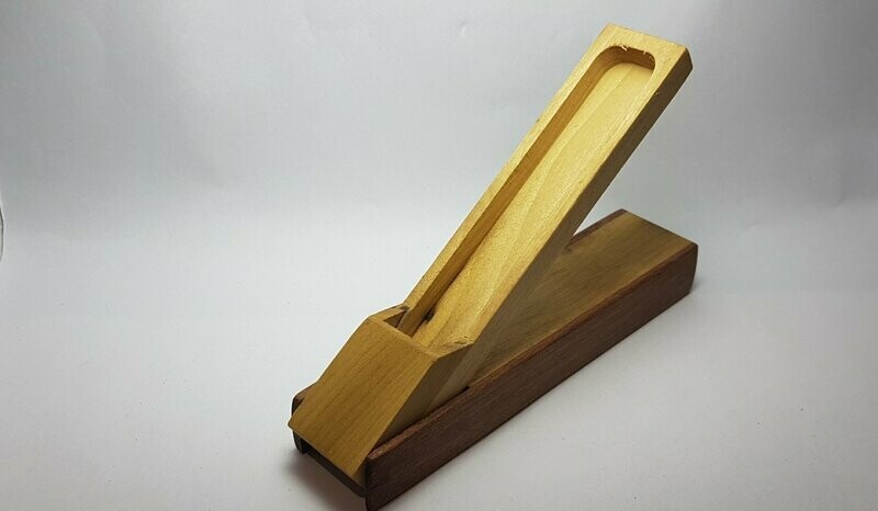 TULIPWOOD AND JARRAH FOLDING PEN CASE