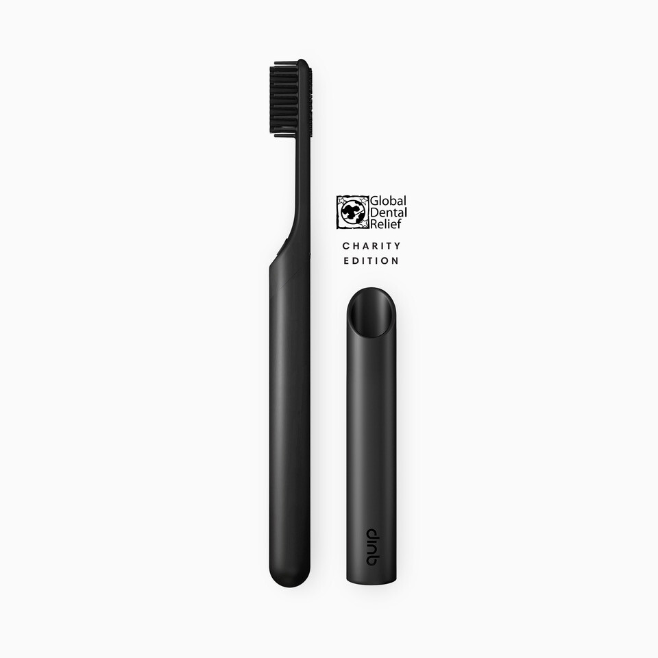 Quip: All-Black metal electric toothbrush