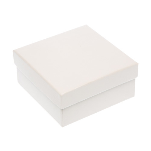 Box Square White 87x87mm