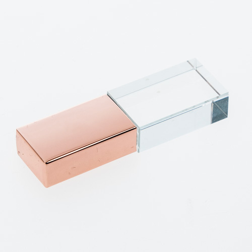 Rose Gold Crystal USB