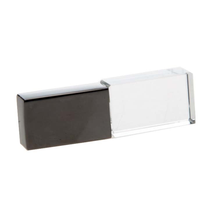 Dark Grey Metal Crystal USB: PK 25