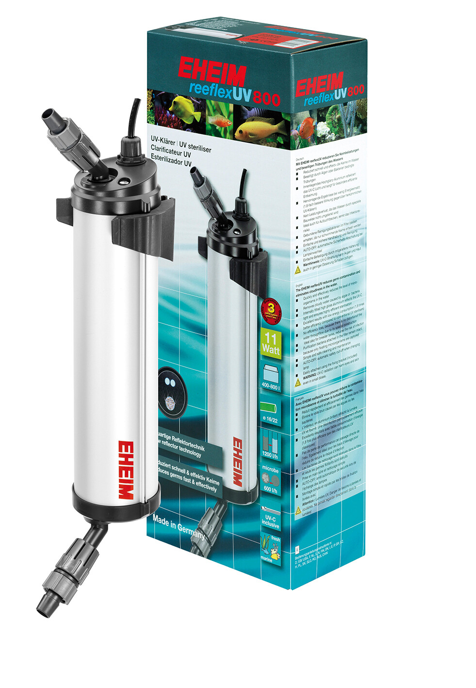 Стерилизатор воды EHEIM 800 UV ультрафиолетовый  для аквариумов