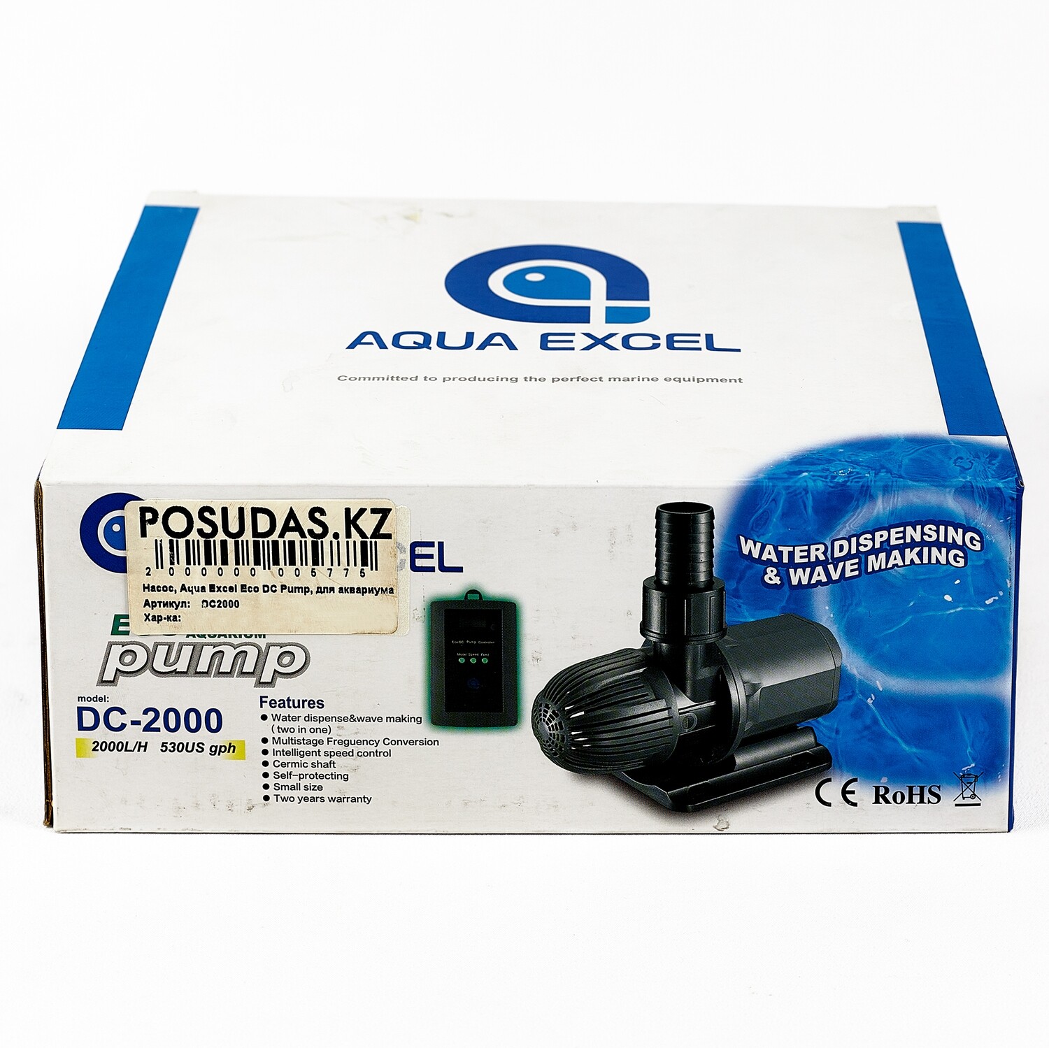 Насос, Aqua Excel Eco DC Pump, для аквариума DC-2000