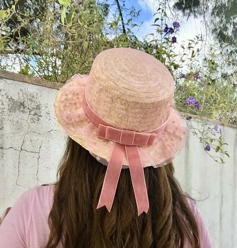 Plumeti al vuelo lazo rosa