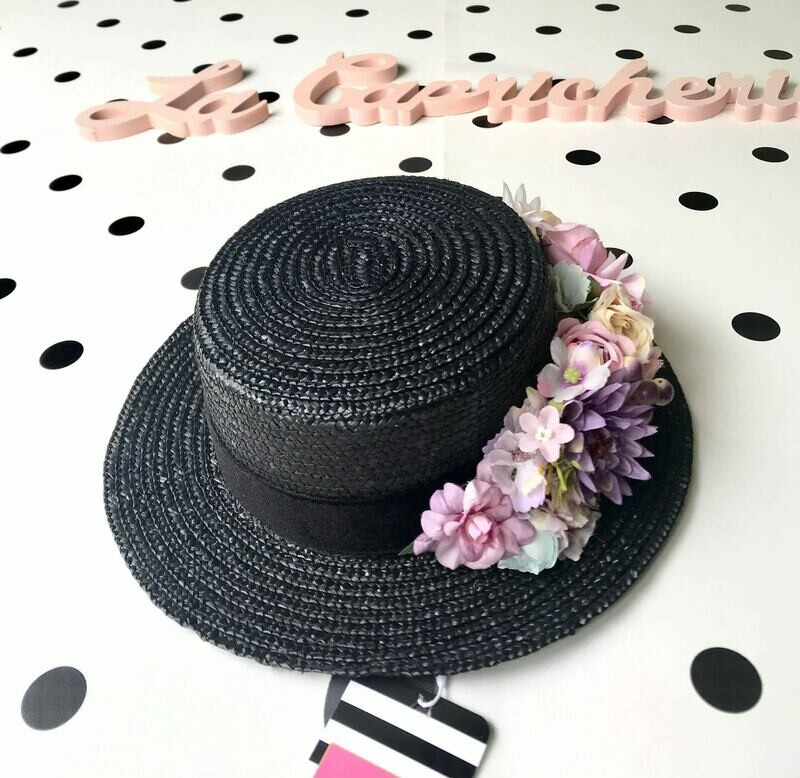 Canotier negro