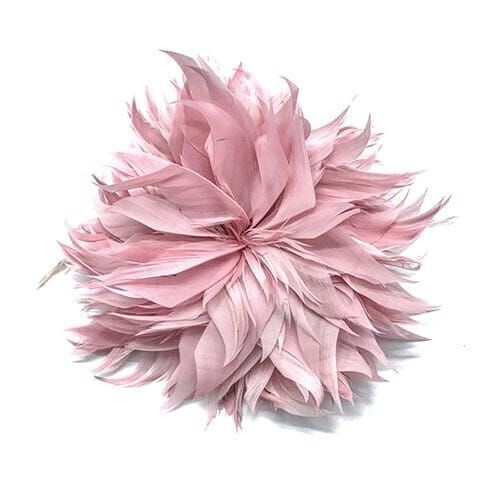 Flor de plumas crisantemo rosa, Color: Rosa