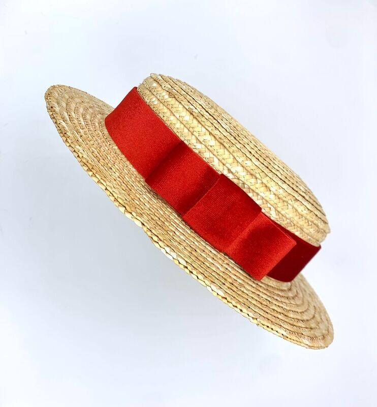 Straw hat top low