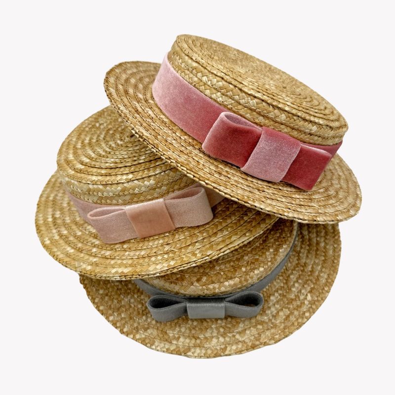 Mini Straw hat top low