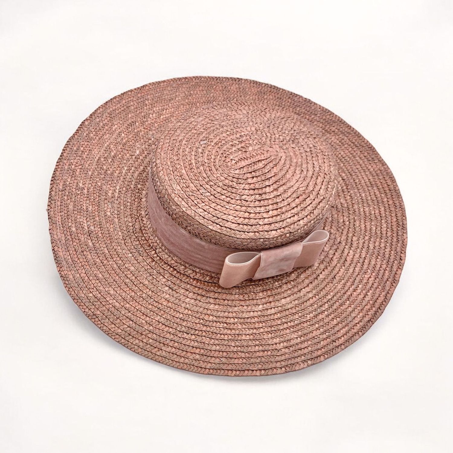 Canotier ala ancha rosa, Color: Rosa