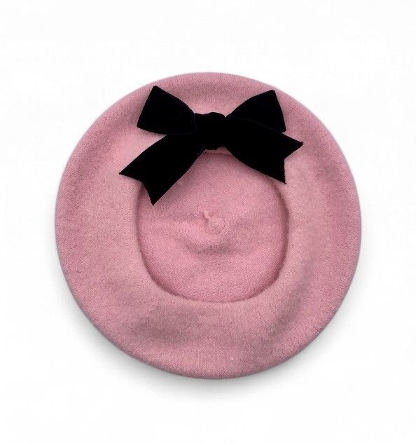 Boina rosa lazo
