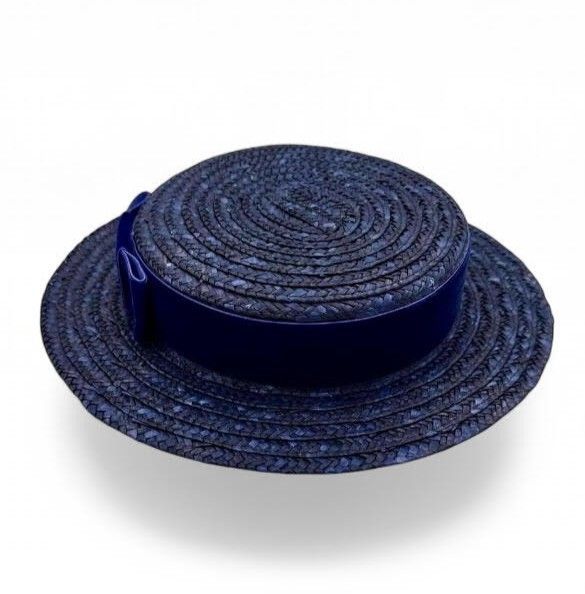Mini canotier navy