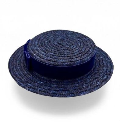 Mini canotier navy