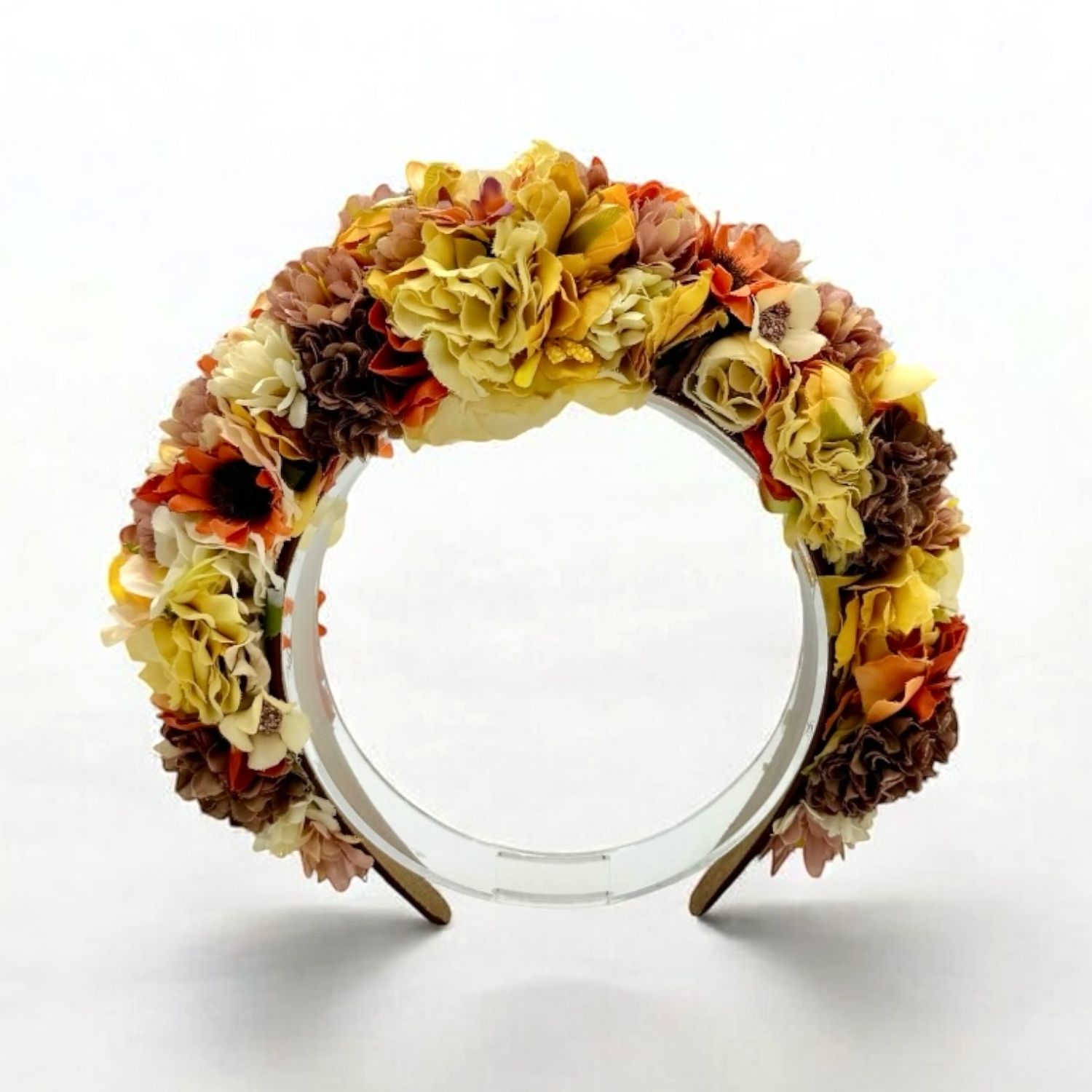 Diadema flores otoño