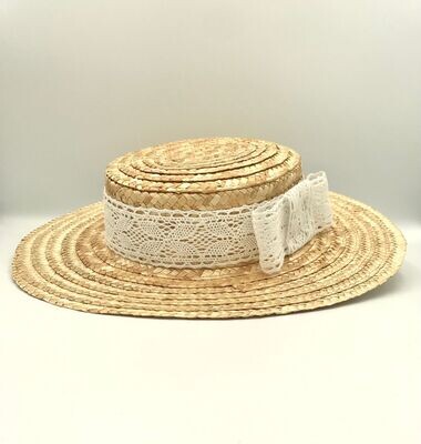 Canotier ala ancha crochet Canotier ala ancha crochet