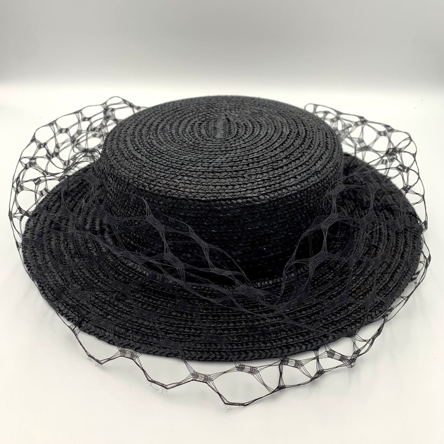 Sombrero velo exagonal MILOU Sombrero velo exagonal MILOU, Color: Negro