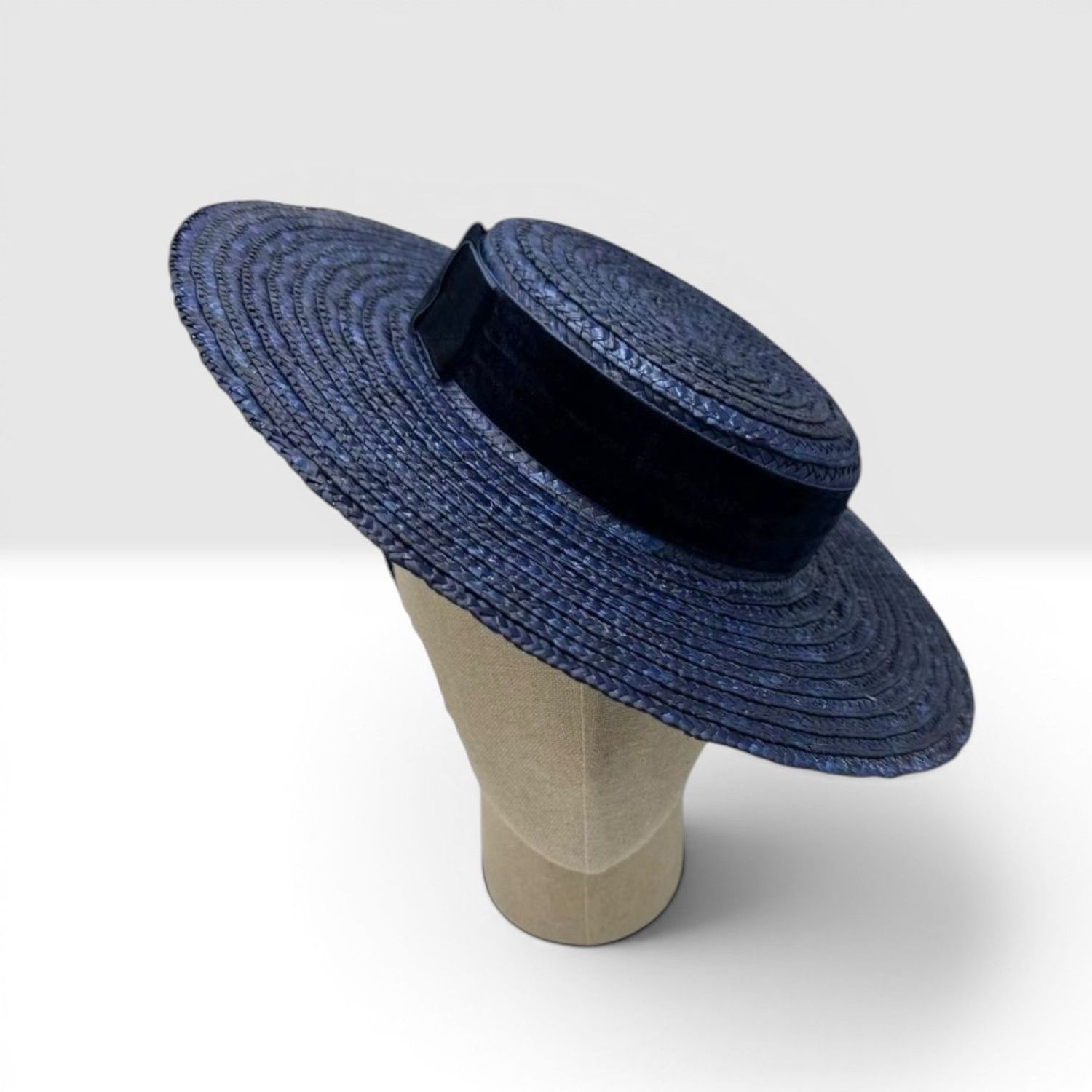 Canotier ala ancha navy Canotier ala ancha navy