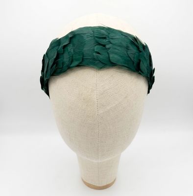 Diadema plumas verde Diadema plumas verde