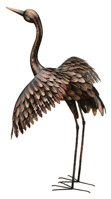 48064 stor trane, bronze - vinger ned
