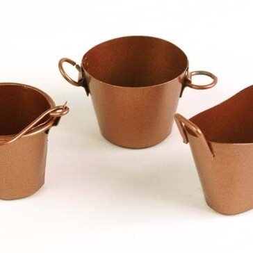16407 Mini Buckets, 3 Asst. Styles