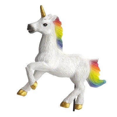 17666 Unicorn With Rainbow Mane