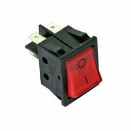 INTERRUPTOR ROJO 30X22 4 CONTACTOS