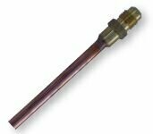 VALVULA DE OBUS C/TUBO 100MM FABRICANTE (SOLO CUERPO)