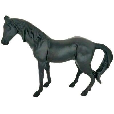 Pferd Aluguss schwarz HxBxT 45 x 57 x 15 cm