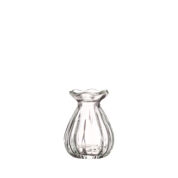 Vase Fleur klar H9 cm D 7 cm 12 Stück HxBxT 9 x 7 x 7 cm