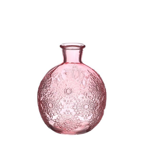 Vase Bologna klein h.12 Ø9,5 cm soft pink HxBxT 12 x 9.5 x 9.5 cm