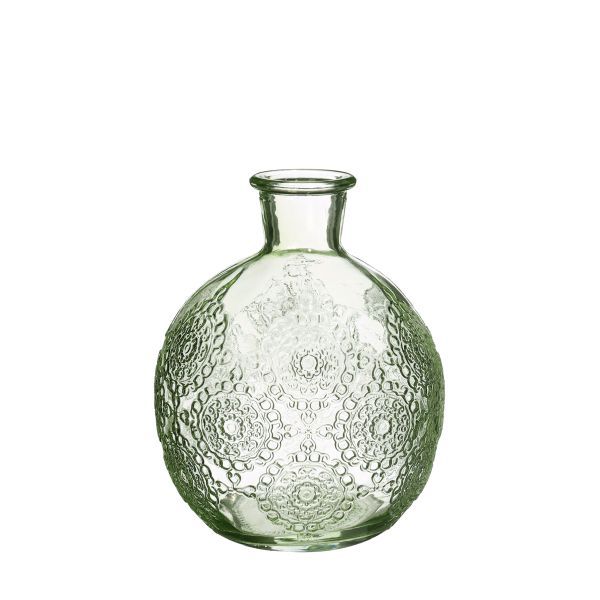 Vase Bolonga klein h.12 Ø9,5 cm soft green HxBxT 12 x 9.5 x 9.5 cm