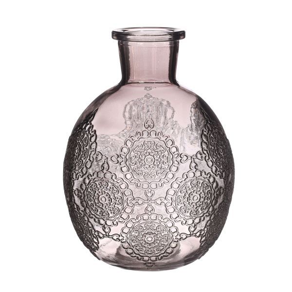 Vase Bolonga groß h.17 Ø13 cm grey HxBxT 17 x 13 x 13 cm