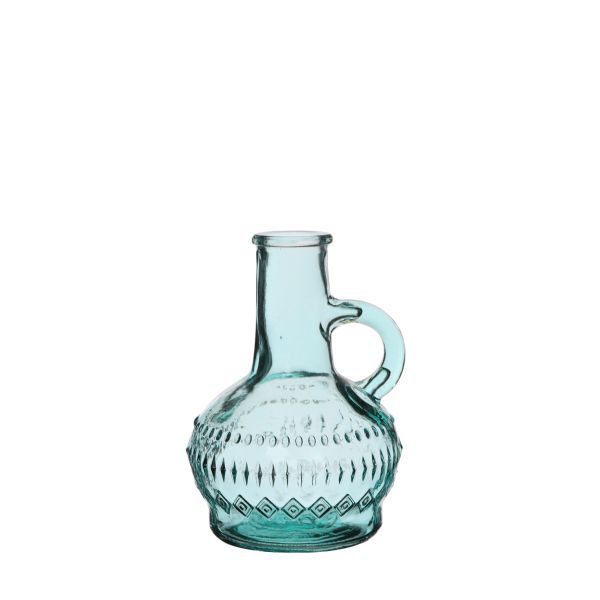 Vase Lille blau H10 cm D 7 cm 12 Stück HxBxT 10 x 7 x 7 cm
