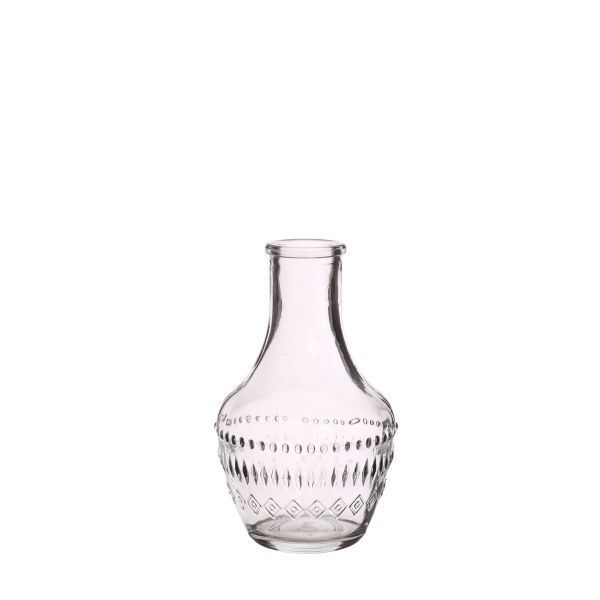 Vase Milano klar H10 cm D 6 cm 12 Stück HxBxT 10 x 6 x 6 cm