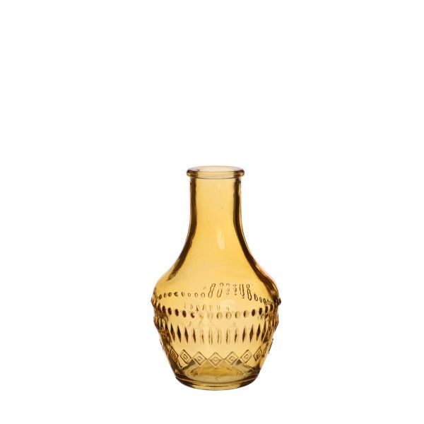 Vase Milano gelb H10 cm D 6 cm 12 Stück HxBxT 10 x 6 x 6 cm
