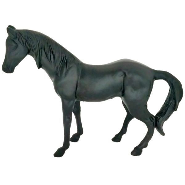 Pferd Aluguss schwarz HxBxT 45 x 57 x 15 cm Pferd Aluguss schwarz HxBxT 45 x 57 x 15 cm