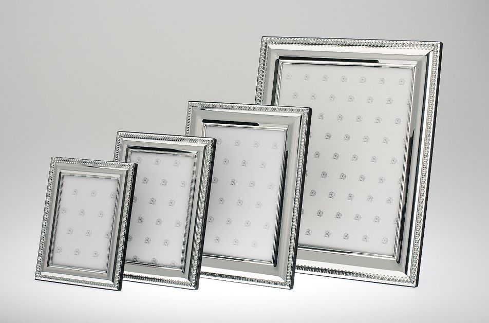 Bilderrahmen 9x13 versilbert Breite x Tiefe 12.7 x 16.5 cm
