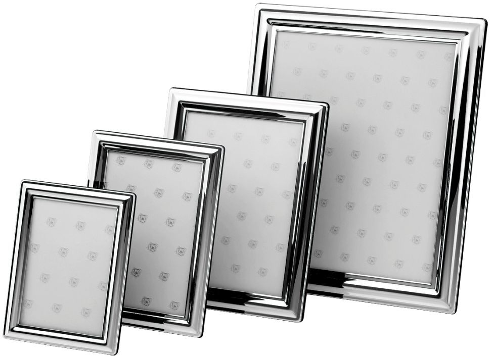 Bilderrahmen 13x18 versilbert Breite x Tiefe 16.5 x 21.5 cm
