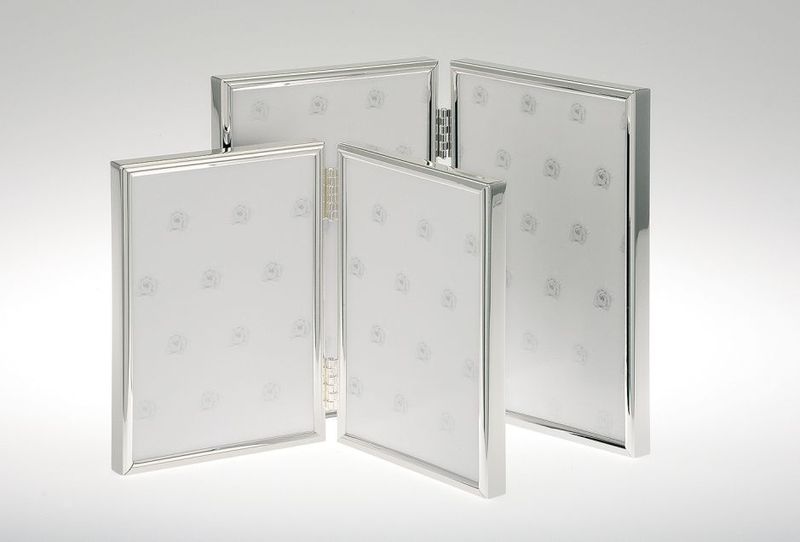 Doppelrahmen 9x13 versilbert Breite x Tiefe 9.5 x 13 cm Doppelrahmen 9x13 versilbert Breite x Tiefe 9.5 x 13 cm