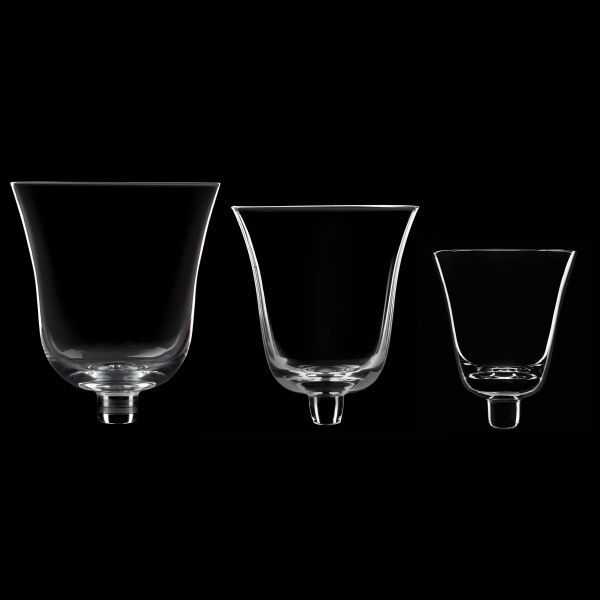 Glasaufsatz klar, mittel HxBxT 10.7 x 9.1 x 9.1 cm Glasaufsatz klar, mittel HxBxT 10.7 x 9.1 x 9.1 cm