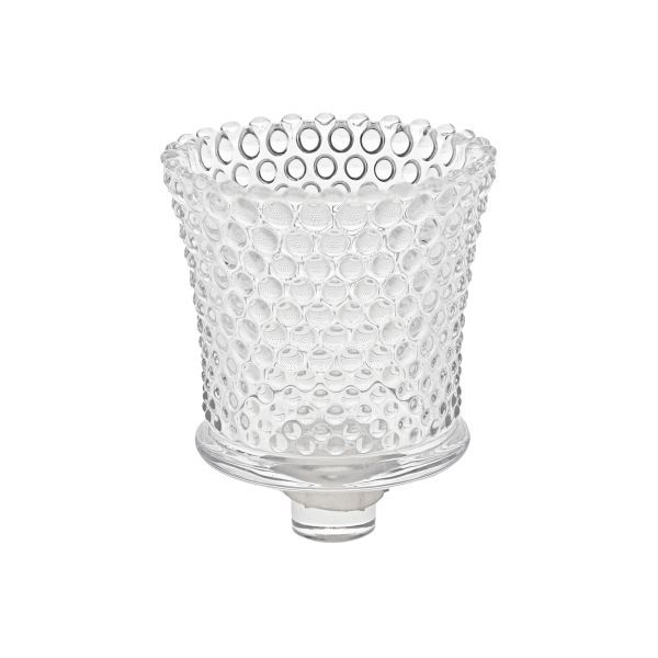 Glasaufsatz Punkte clear HxBxT 8.5 x 7 x 7 cm Glasaufsatz Punkte clear HxBxT 8.5 x 7 x 7 cm